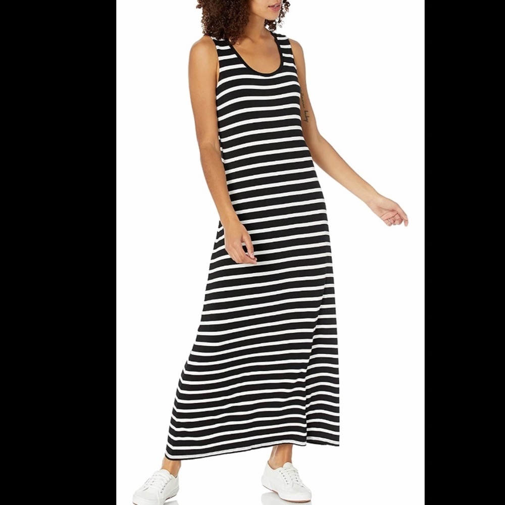 Amazon Essentials striped tank maxi dress